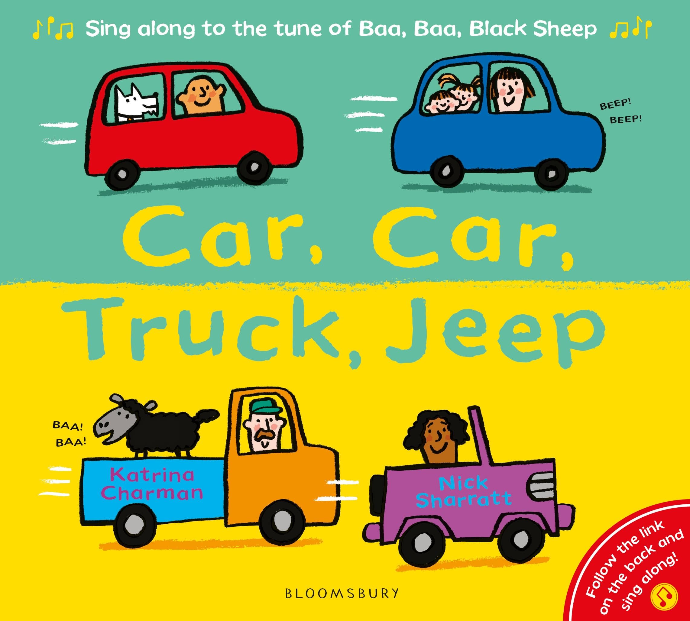 Car, Car, Truck, Jeep By Katrina Charman, Nick Sharratt