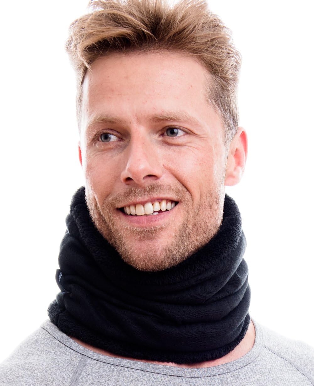 crazy bean Halswarmer voor dames en heren, voor de winter, pluche, met