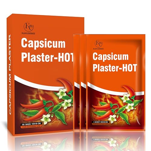 KANGZHIMEI, 50 Pcs Ultra Strength Capsaicin Patches for Muscle and
