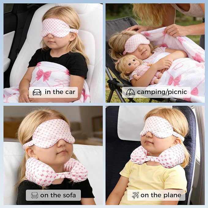 Almohada de Viaje con Manta Desmontable y Antifaz miniatura 4