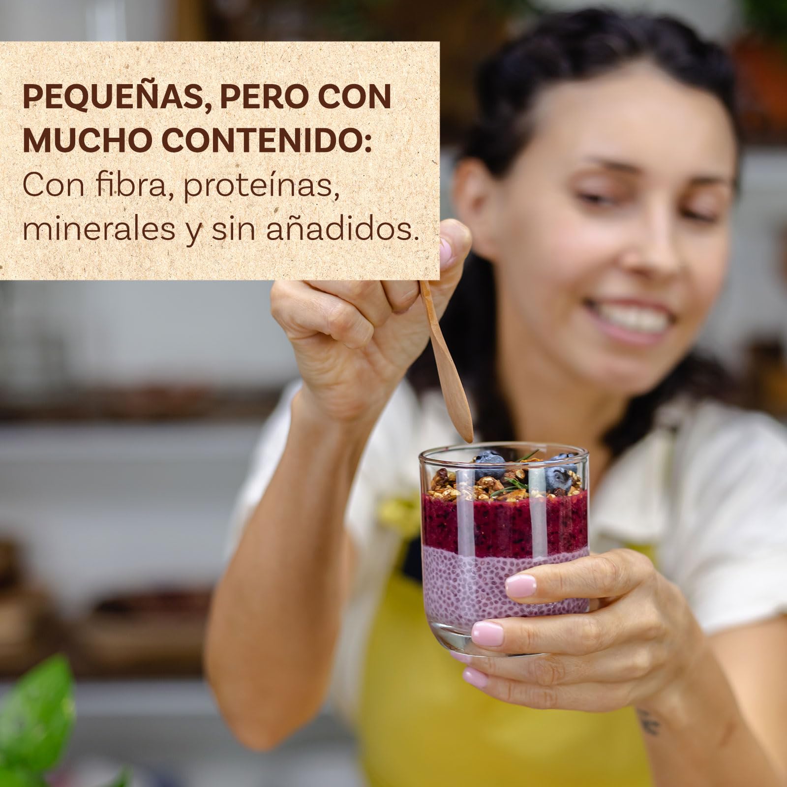 Naturcid Semillas de Chía 100% Naturales 250 g Alto Contenido en Fibra Hierro Calcio
