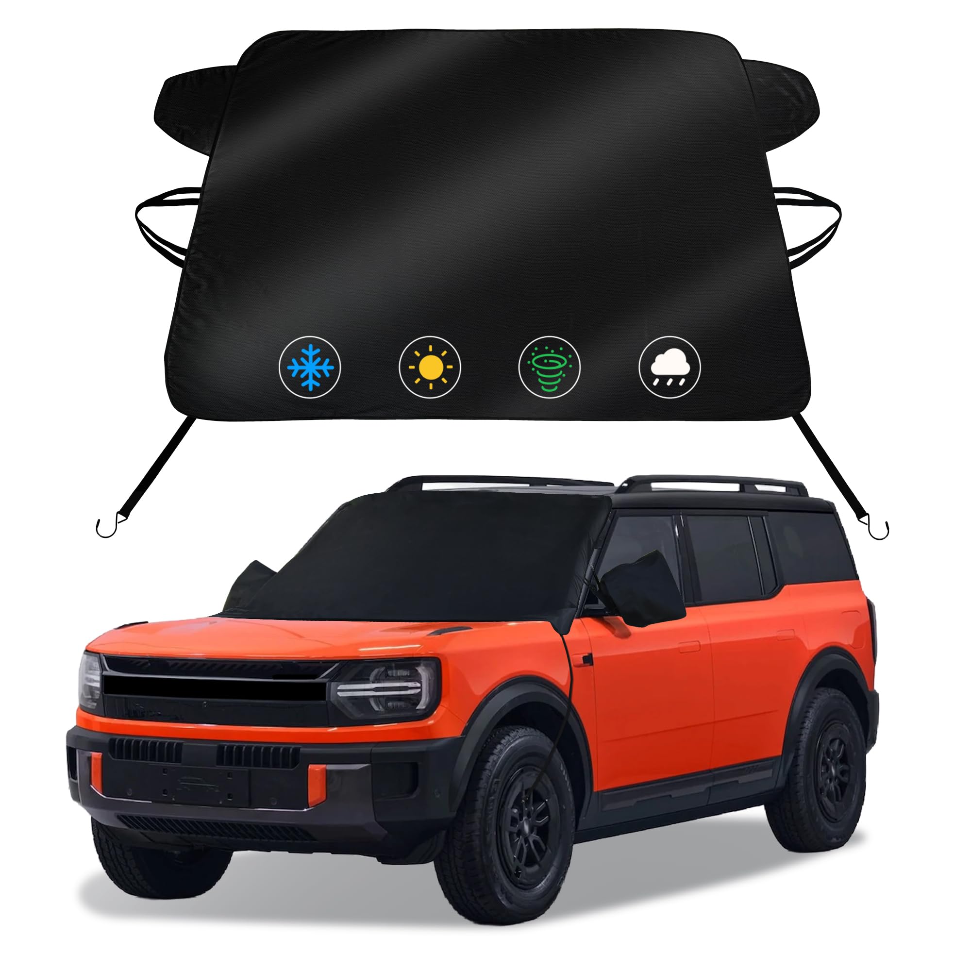Windshield Cover for Ice &amp; Snow for Ford Bronco 2021-2026 (Not for Sport