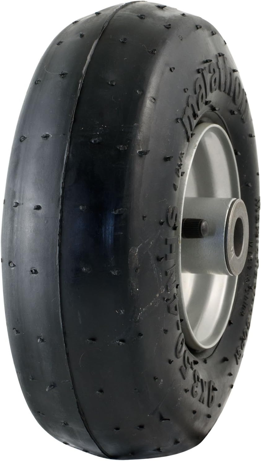 MARASTAR 21018 Universal Fit 9x3.50-4 Lawnmower Tire/Wheel Assembly