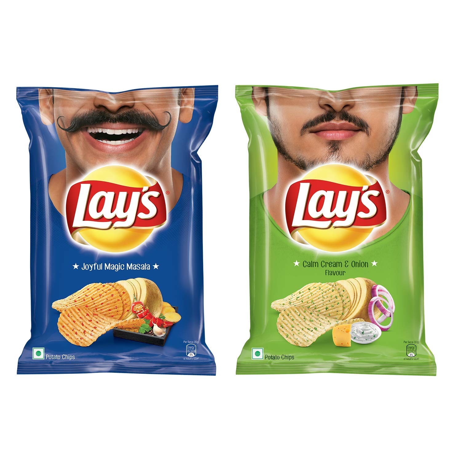 Lays Lays Potato Chips Combo (Lays Chips, American Style Cream and Onion, 177g and Lays Chips, Magic Masala, 177g) (B077ZGS7GN) Amazon Price History, Amazon Price Tracker
