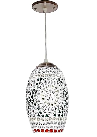 Nogaiya Glass Ceiling Lamp (Multicolor)