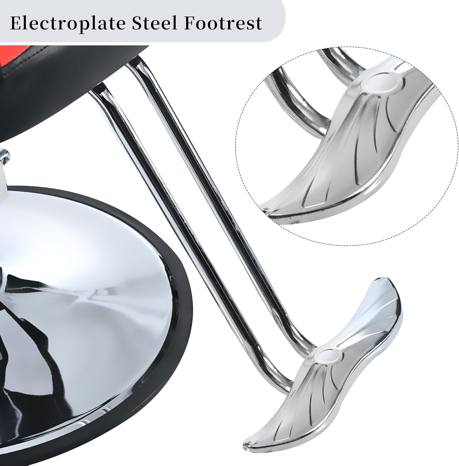 Hair Salon Chair, Styling Reclining Barber Chair,Seat Height 40-46", Heavy Duty Hydraulic Pump,Adjustable Barber Chair Beauty Shampoo Barbering Chair for Hair Stylist Spa