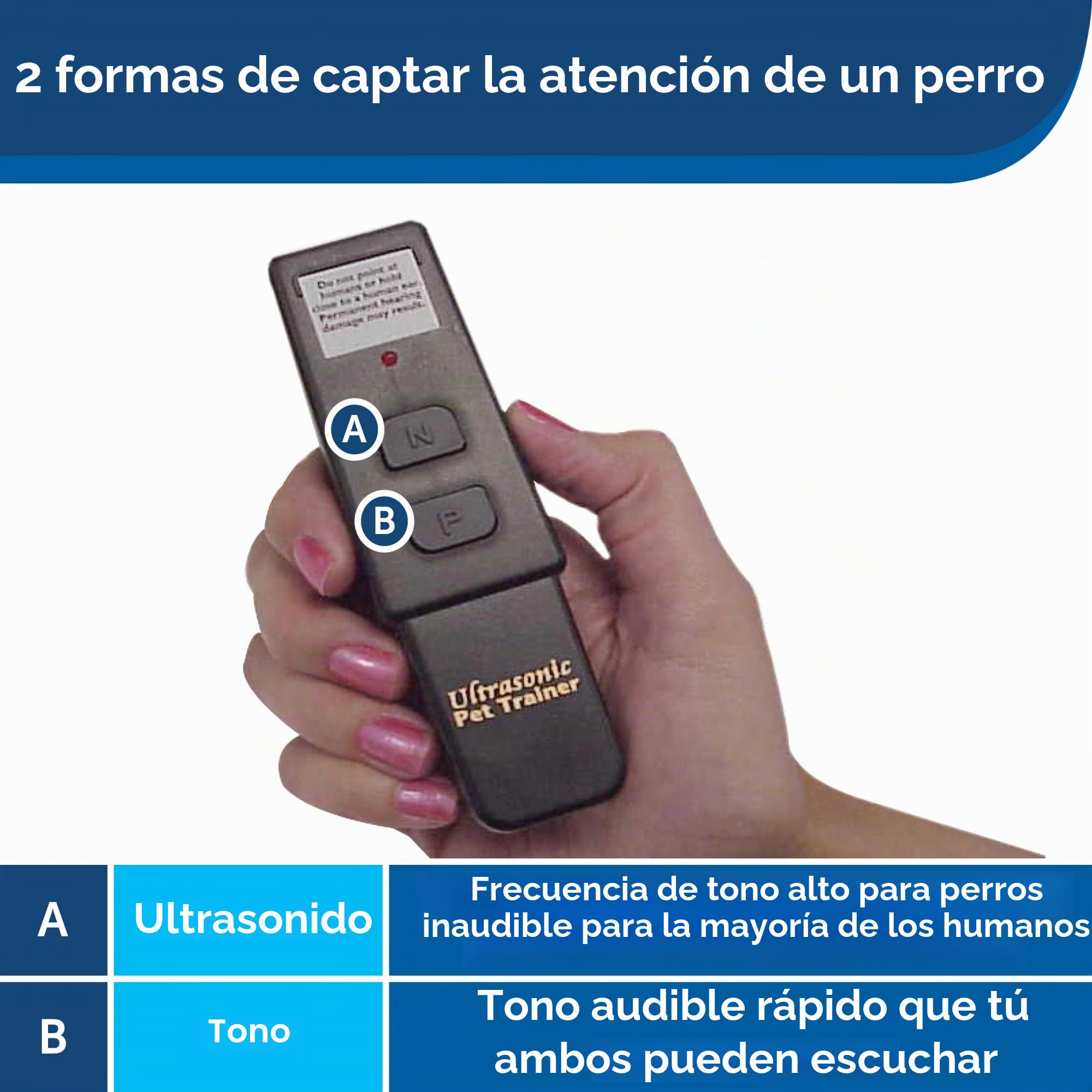 PetSafe Dispositivo de Entrenamiento por Ultrasonidos | Uso Interior y Exterior, Redirige la Atención del Perro
