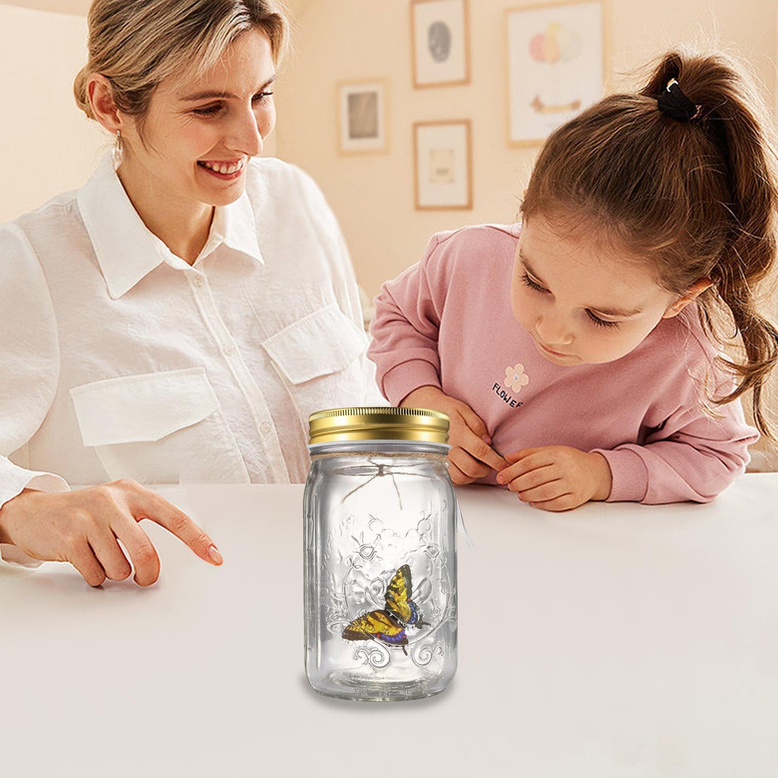 Generisch Butterfly Collection Jar – dekoracyjne oświetlenie domu