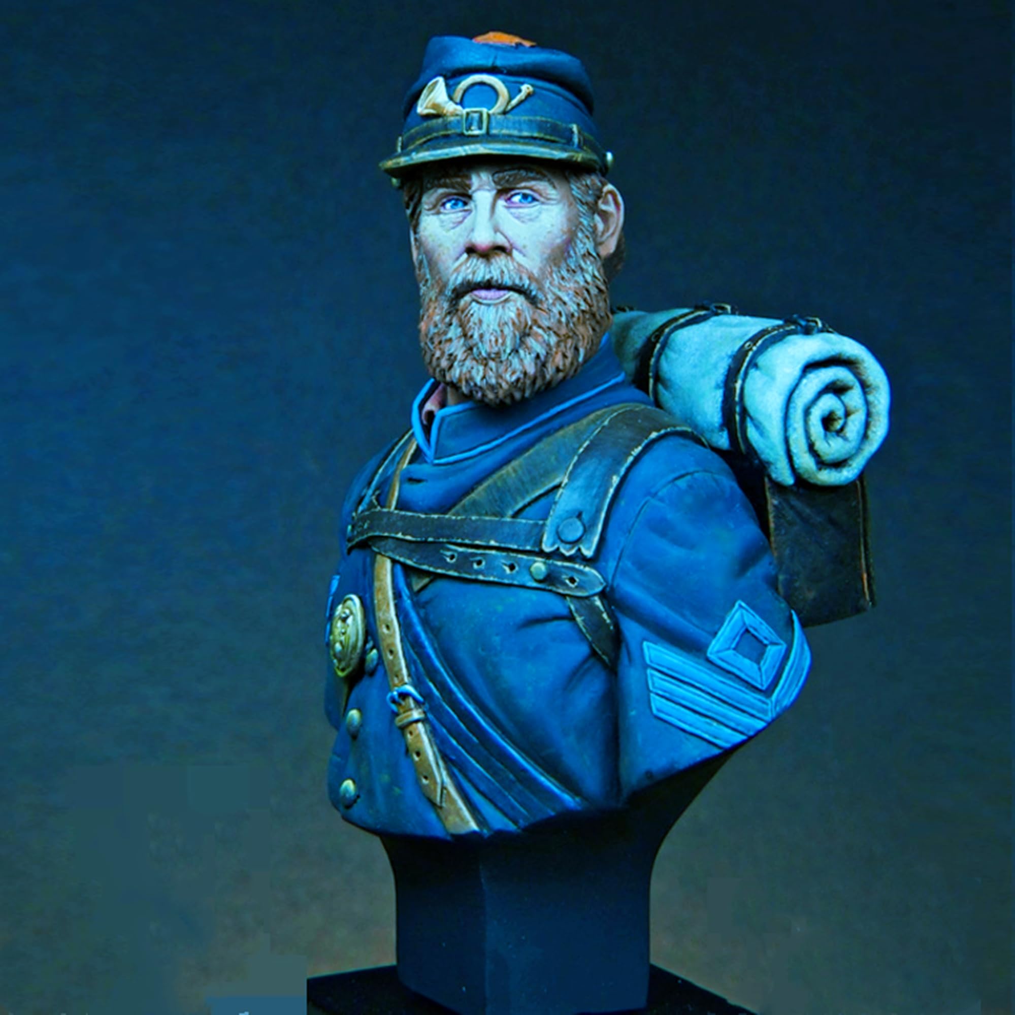 Buste d'officier de femme ancienne 1/10 non assemblé, figurine en résine, kits de modèles miniatures non peints  26