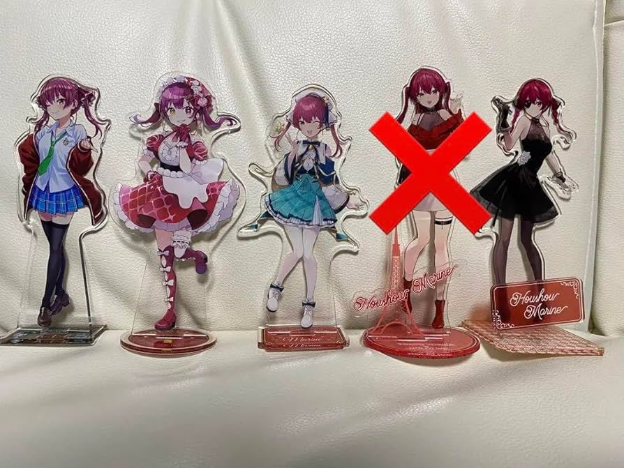 Amazon.co.jp: ホロライブ 宝鐘マリン アクリルスタンド 4体