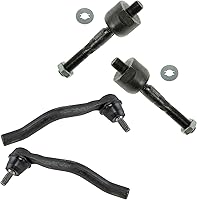 Vista 46 de TRQ - Juego de barras de acoplamiento delanteras interiores y exteriores