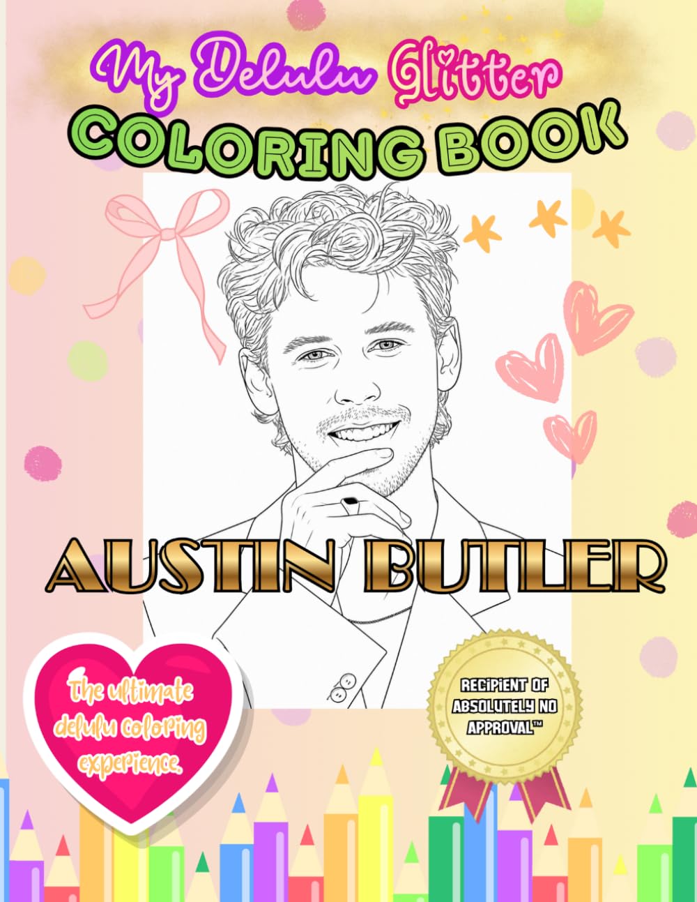 My Delulu Glitter Coloring Book: Austin Butler