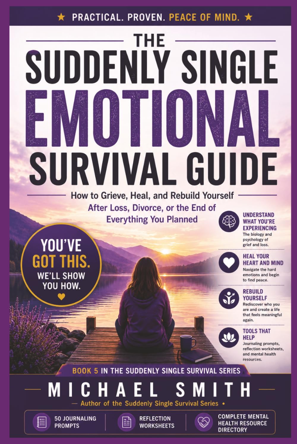 THE SUDDENLY SINGLE EMOTIONAL SURVIVAL GUIDE: How to Grieve, Heal and Rebuild Yourself After Loss, Divorce or the End of Everything You Planned (Suddenly Single Survival Series)