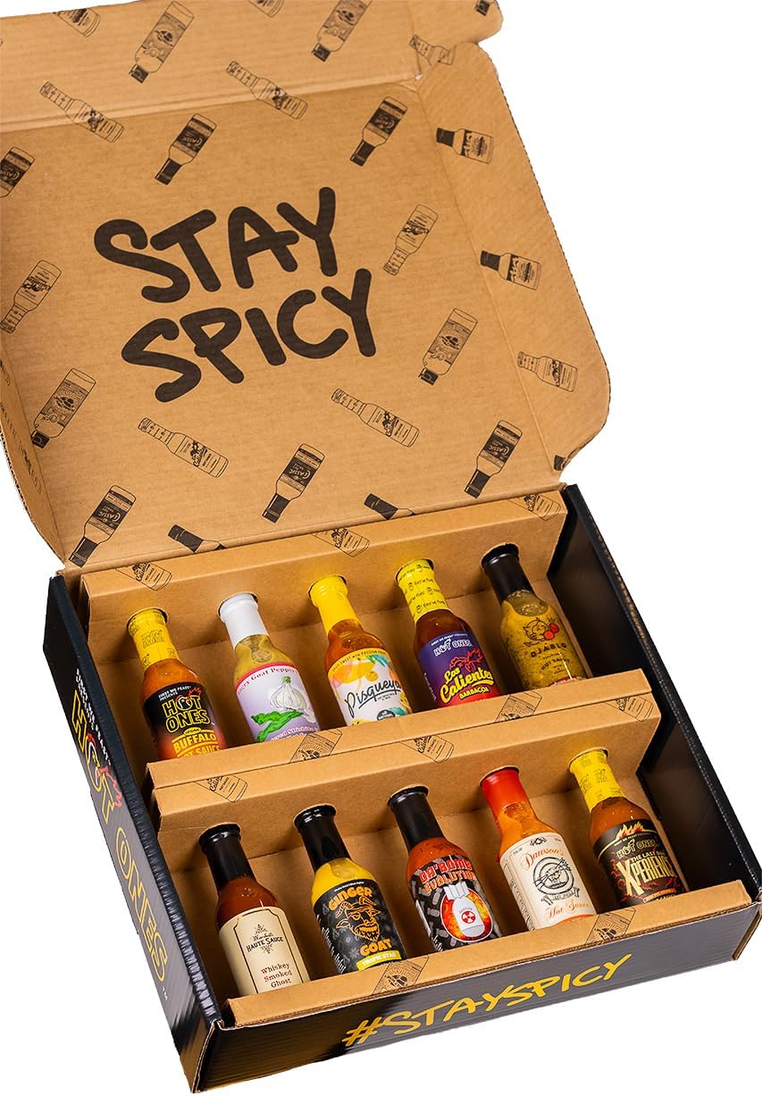 Kitsy Hot Sauce Making Kit - DIY 5-Pepper Variety Pack With Recipe Book