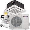 Pioneer Air Conditioner CYB-22 Ceiling Mount 8-Way Cassette Ductless Inverter Mini Split Heat Pump, 12000 BTU-208230V