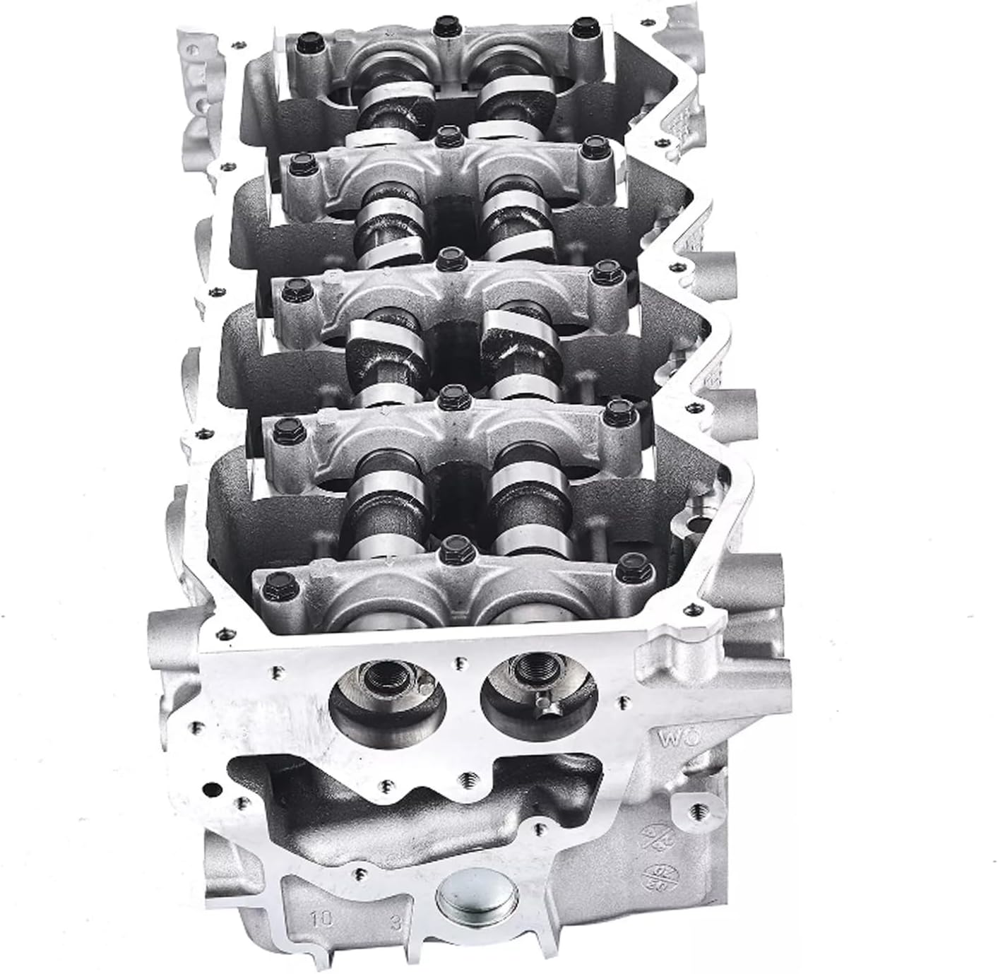Cylinder Head Compatible for Nissan YD25 YD25DDTI Engine Navara D40 Frontier D22 Pathfinder R51 (Complete Cylinder Head with gasket set, Type A 908505)