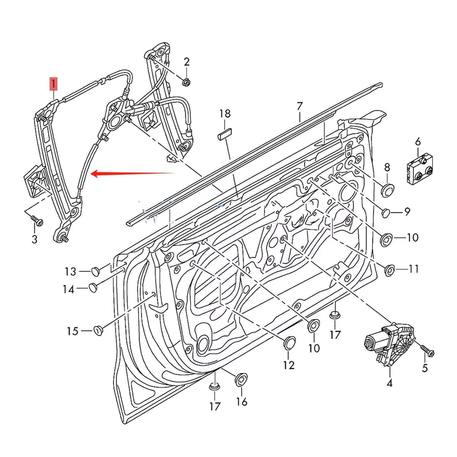 Power Window Regulator Door Window Regulator Mechanism Front Left Side 4G8837461 4G8837461A for A7 2010 2011 2012 2013 2014 2015 2016 2017 2018