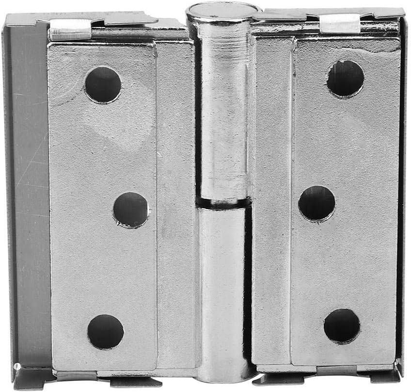 Strnek Modern Stainless Steel + Zinc Alloy Brushed Door Hinge, 2 Pack, 3 Inch Length, 0.6 Inch Width
