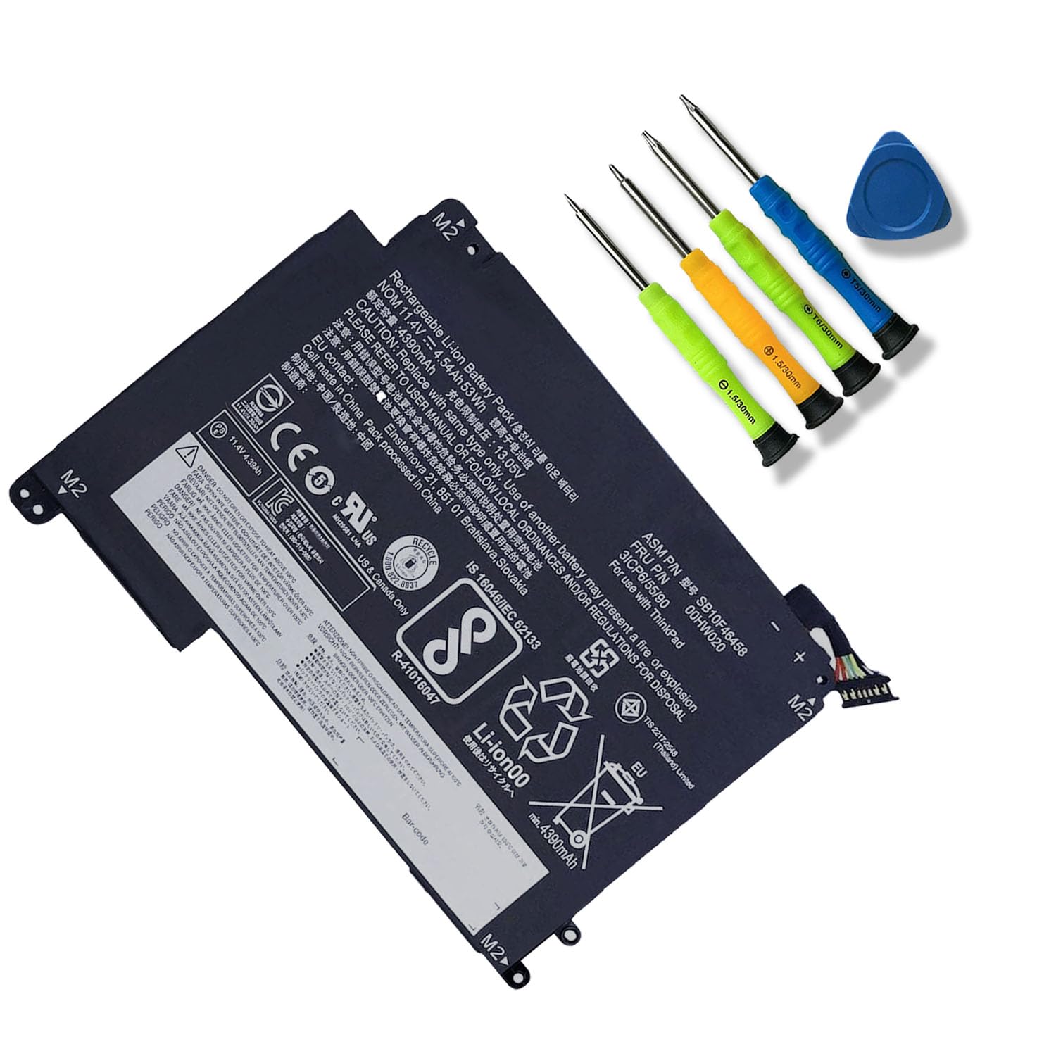 JOTACT 00HW020 SB10F46458 Laptop Battery Compatible with Lenovo ThinkPad Yoga 460 20EL 20EM P40 Yoga 20GQ 20GR Yoga 14 20FY 20DM000VUS 20FY0002US S3 Yoga 14 Series Notebook 00HW021 SB10F46459 11.4V