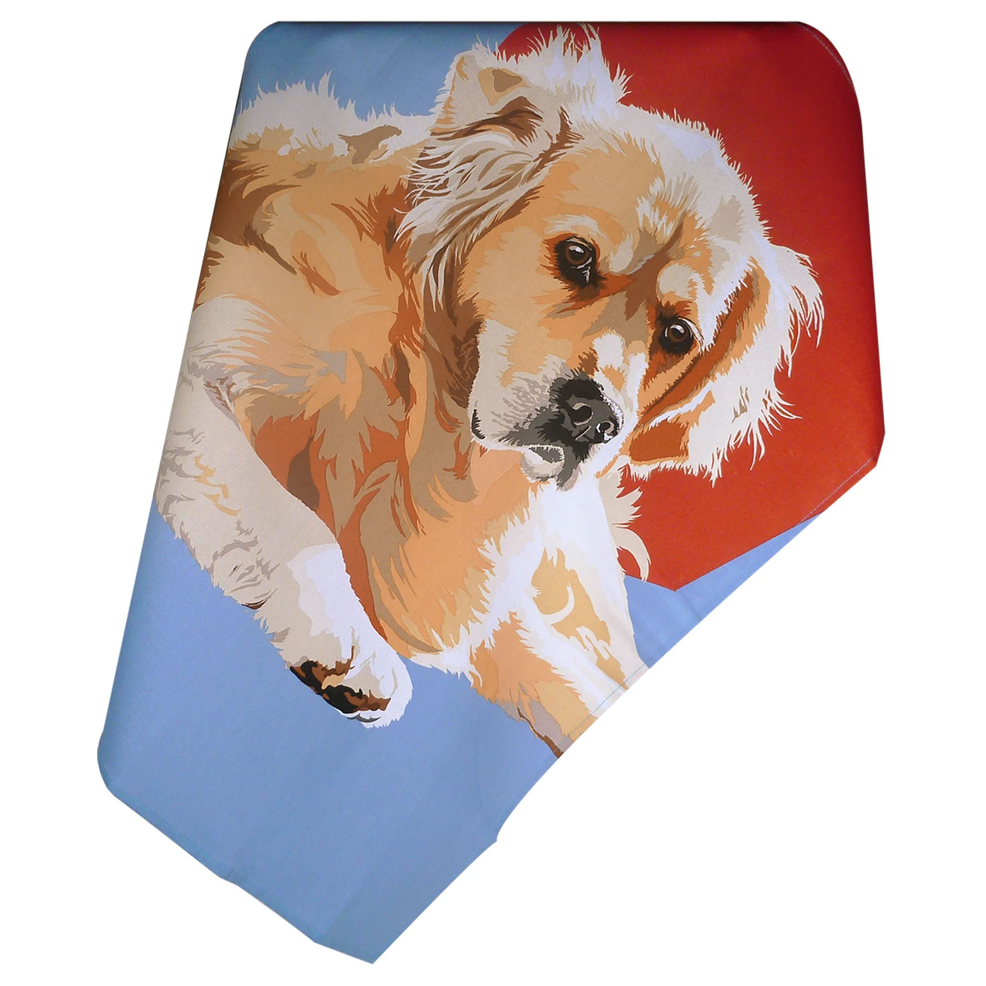 Leslie Gerry Gold En Retriever Tea Towel