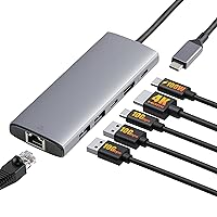 Amazon Basics 6-in-1 USB-C 3.2 (10G)