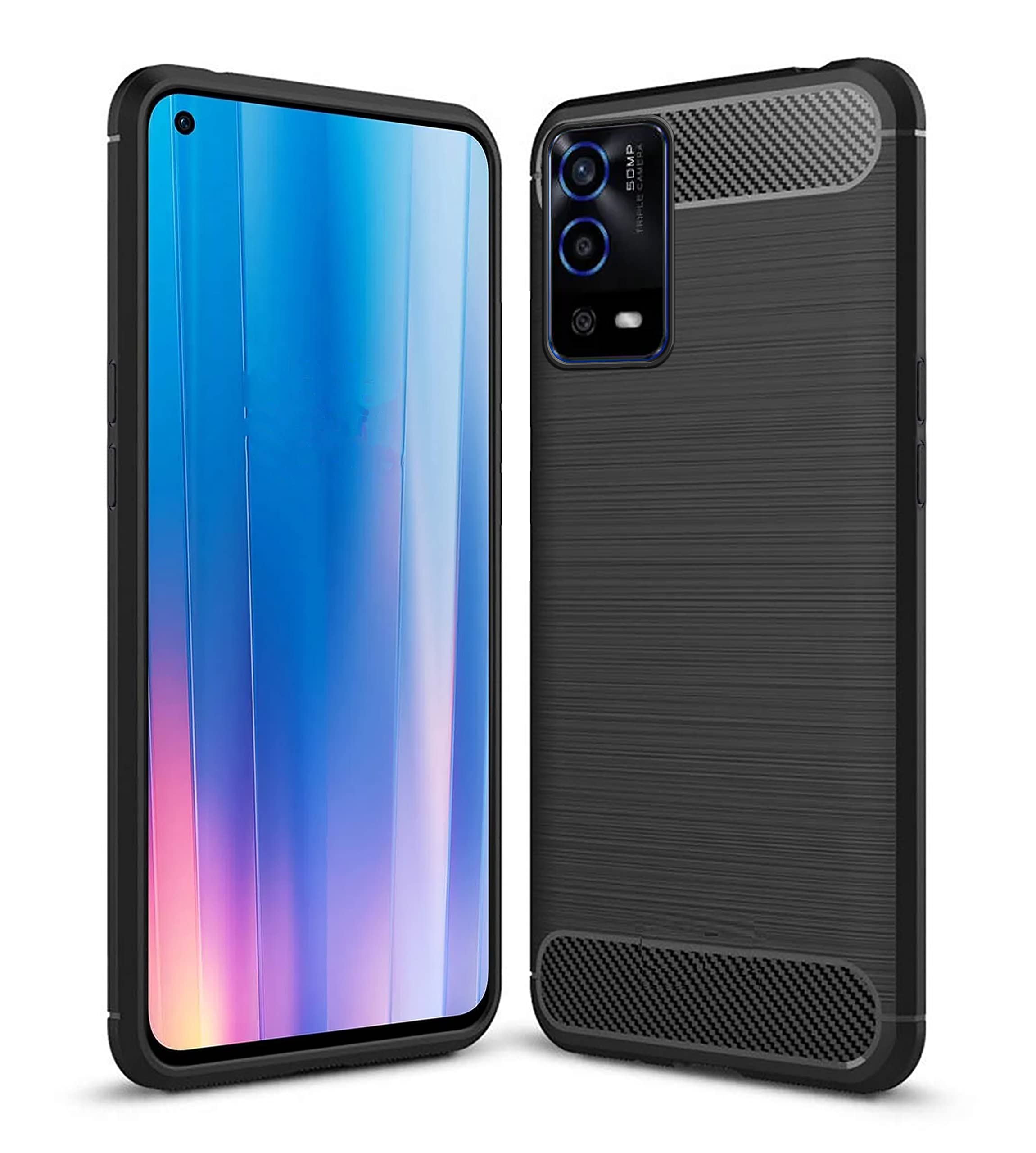Amazon Brand - Solimo Back Cover Case for Oppo A55 | Compatible for Oppo A55 Back Cover Case | 360 Degree Protection | Soft and Flexible (TPU | Matte Black) (B09LRHZ4G8) Amazon Price History, Amazon Price Tracker