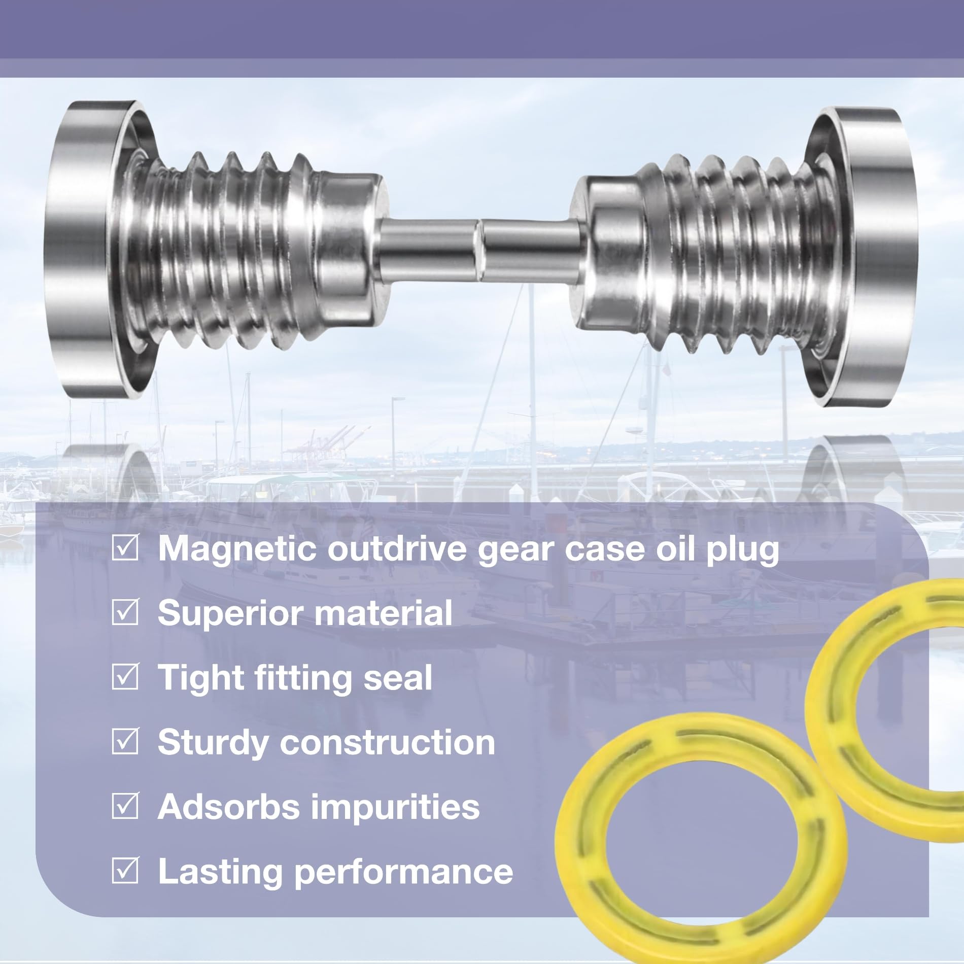 Amazon.com: HeuroFosh 8M0058389 Marine Magnetic Gearcase Drain  