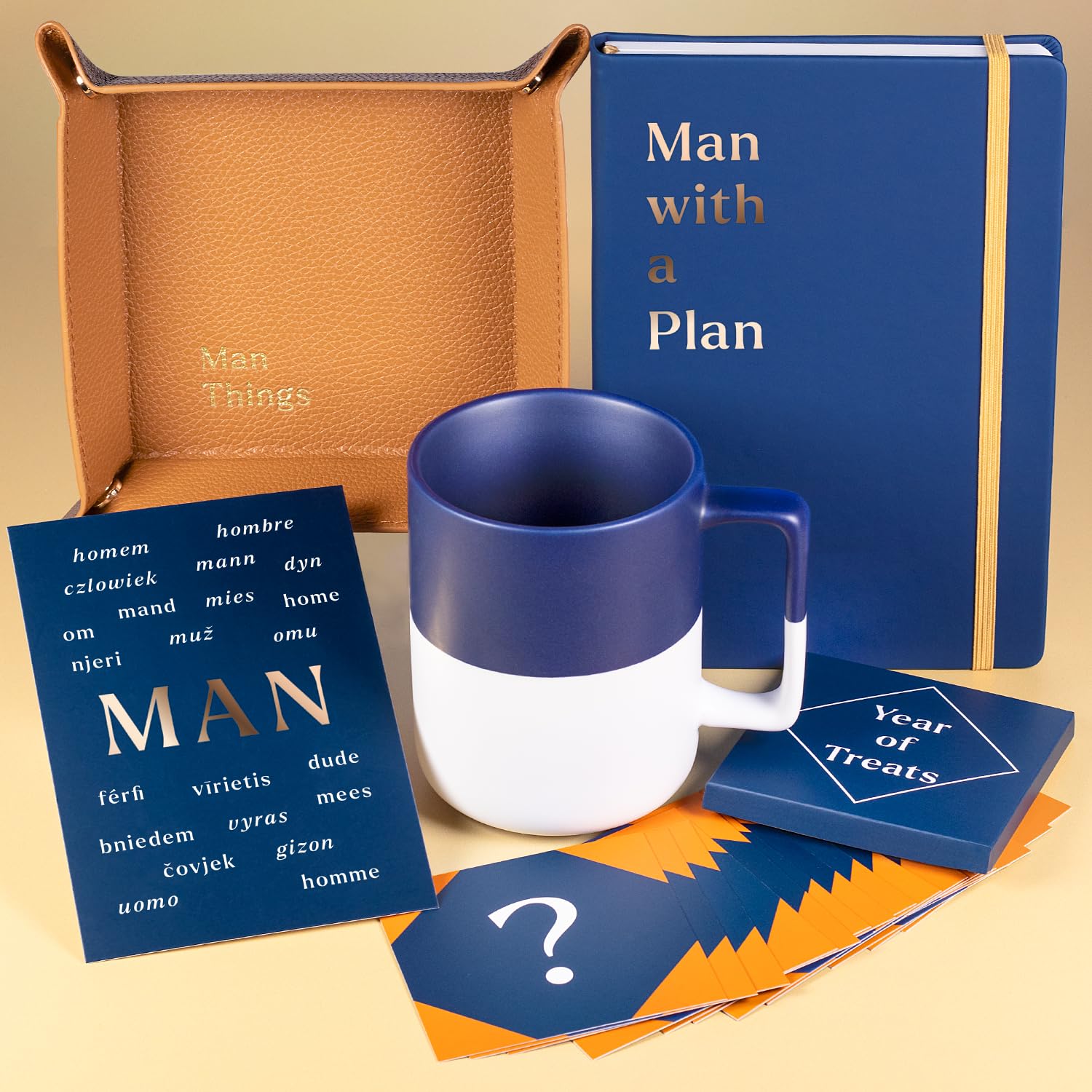 Luxe England Gifts Einzigartige Geschenkkörbe für Männer, perfektes Geschenkkorb, Vatergeburtstagsgeschenk-Sets für Männer
