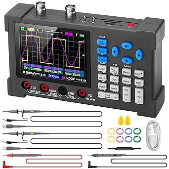 LCD Handheld Digital Oscilloscope Kit - 2 Channel 3.2