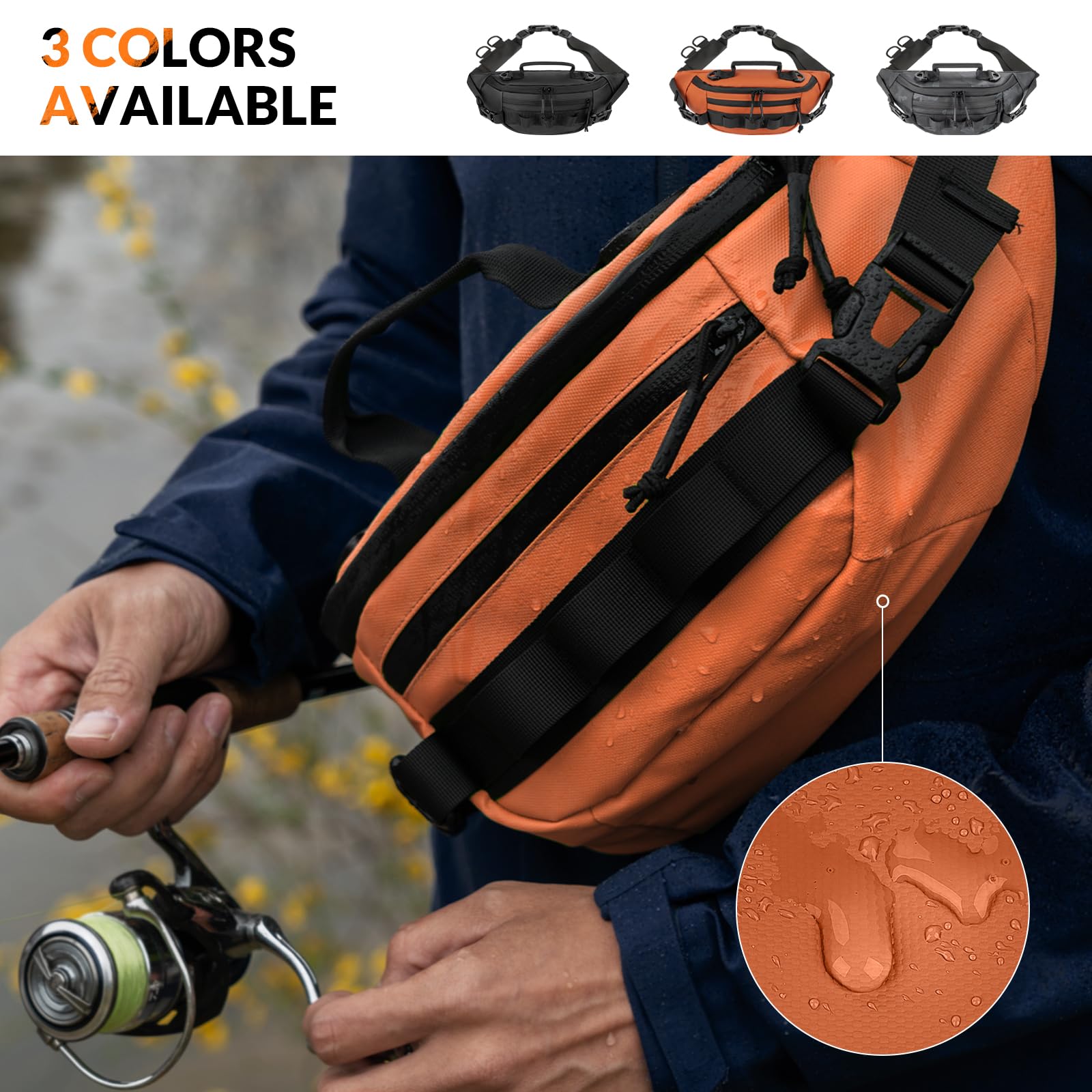 THKFISH 85Pcs Angeln Tool Kit, Angeln Tackle Box mit Tackle Sling Bag enthalten, Angeln Zangen Kit Angeln Köder Gear Kit mit Angeln Waist Pack für Kinder & Erwachsene