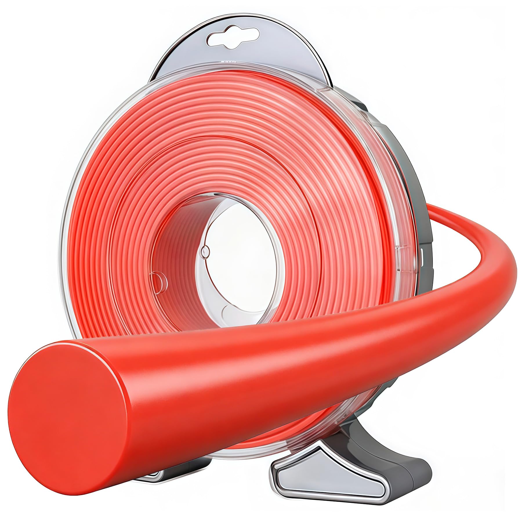 Forever Speed Cord Grass Trimmer Trimmer Hilos Cortadora de césped Hilo de recorte Grass Trimmer Nylon Hilo Cepillo Línea de corte Diámetro redondo 2.0mm x 126m Naranja Recycled Claim Standard 100