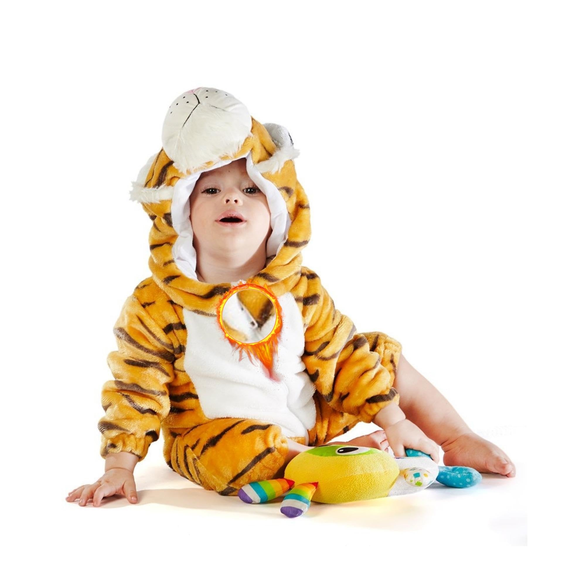 M&M SCRUBS Bengal Tiger Costume (18-24 Large)