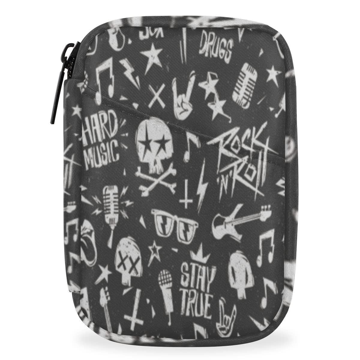 Hard Music Pill Case Weekly Medicine Organizer with Travel Bag Seven-Day Pill Box Vitamin Supplement Box Fish Oil Pills Holder