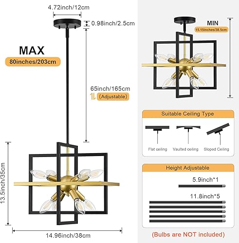 Miniatura 5 de Goomavi Candelabros pequeños y modernos