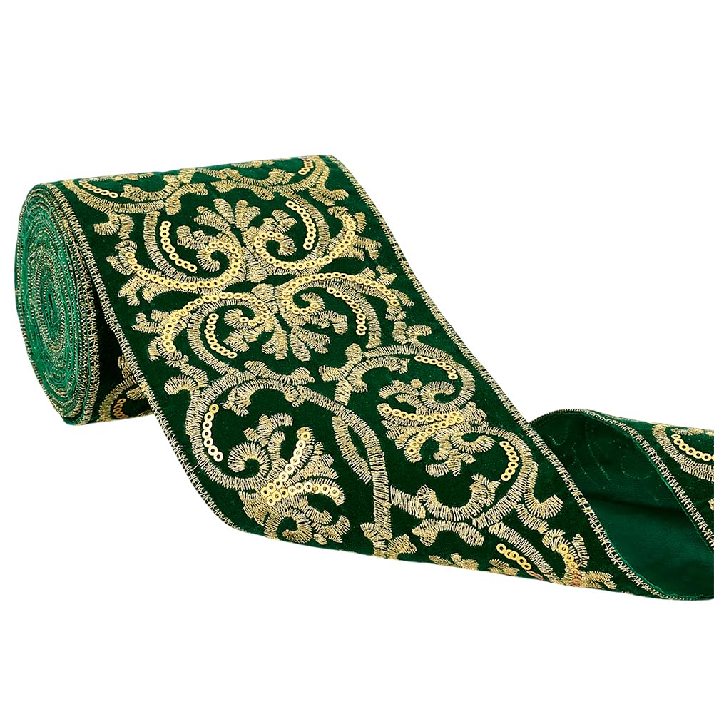Amazon.com: PH PandaHall 4 inch Wide Jacquard Ribbon, 5 Yards Boho