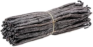 Madagascar Vanilla Beans - Extract Grade B Vanilla Pods - Bourbon Vanilla Planifolia from Madagascar for Cooking, Baking, and Vanilla Extract… (5 Extract Grade Vanilla Beans)