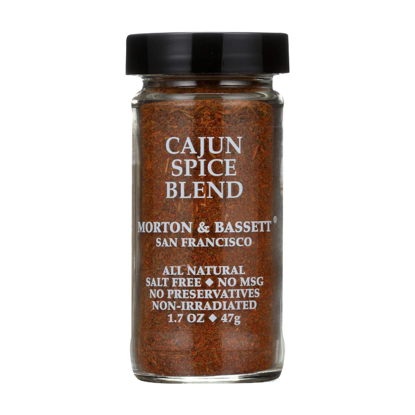 Morton & Bassett Cajun Seasoning, 1.7-Ounce Jars (Pack of 3)