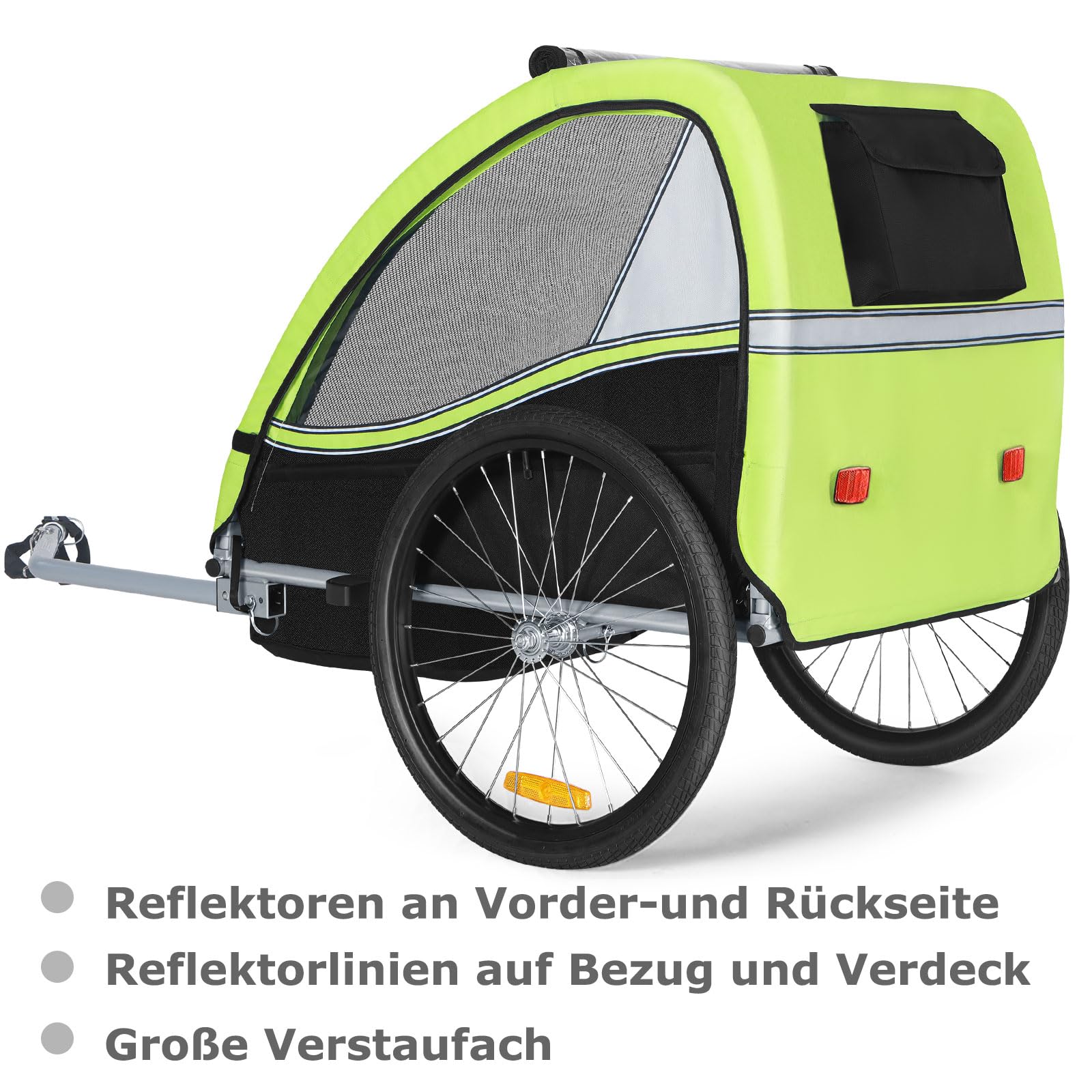 Tiggo VS 50201 Remorque pour Enfants Biplace Tout-Terrain