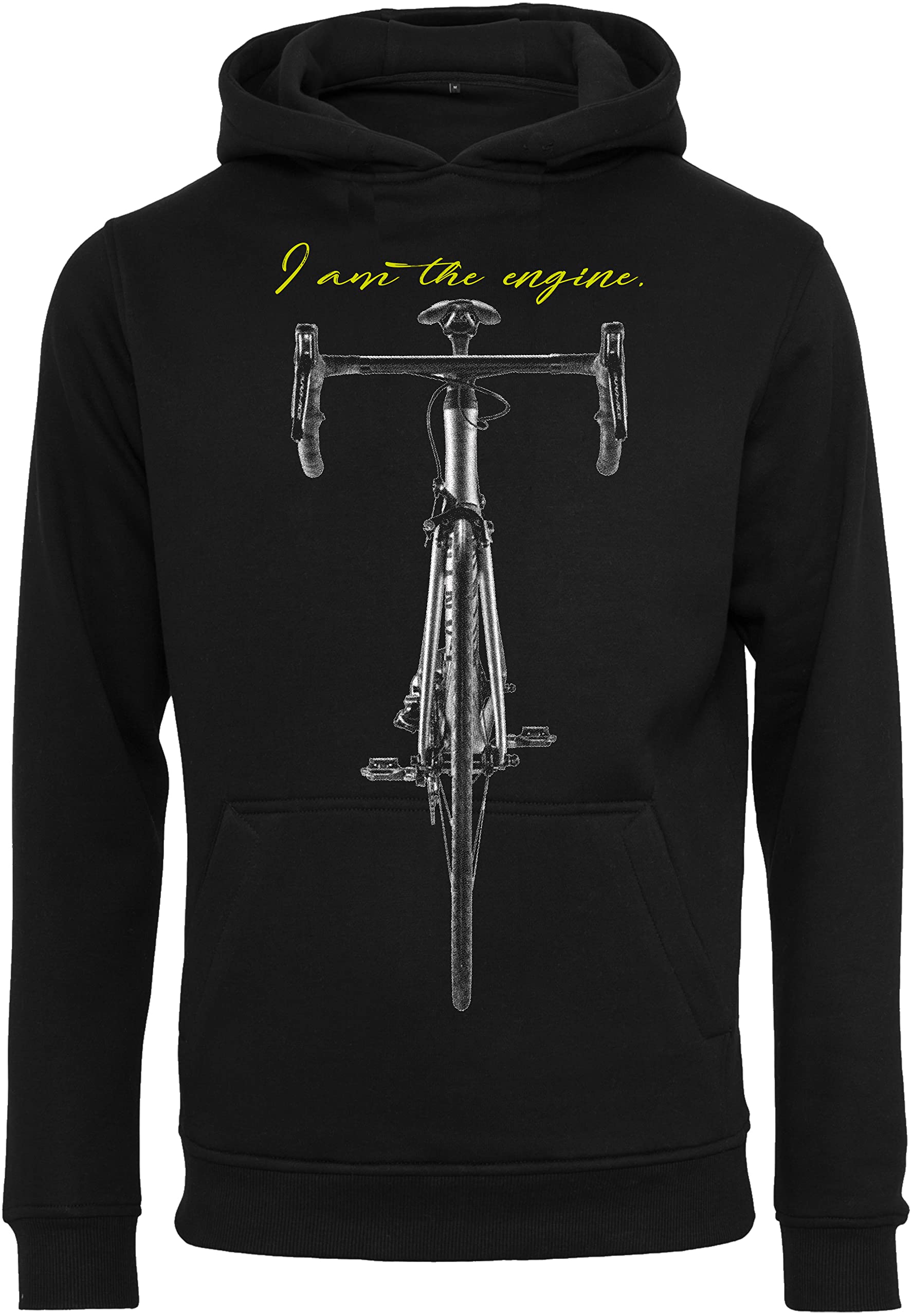 Baddery Fahrrad Hoodie Herren - „I am the Engine“