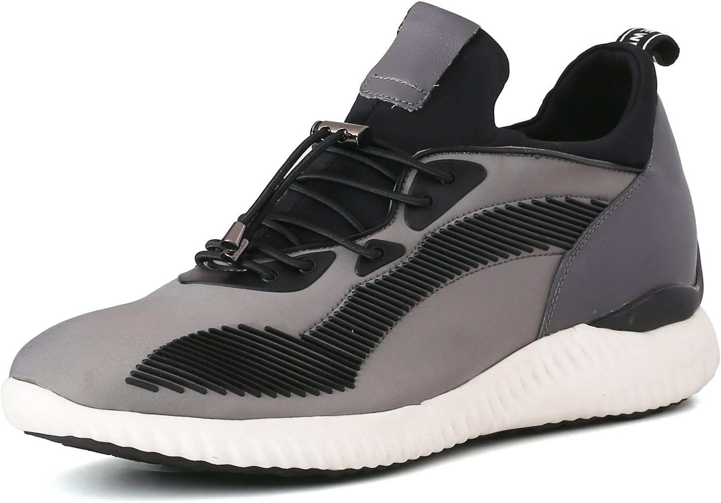 CHAMARIPA Men's Invisible Height Increasing Elevator Shoes-Light Weight Casual Sport Shoes 2.76 inches Taller H71C62V013D Blue