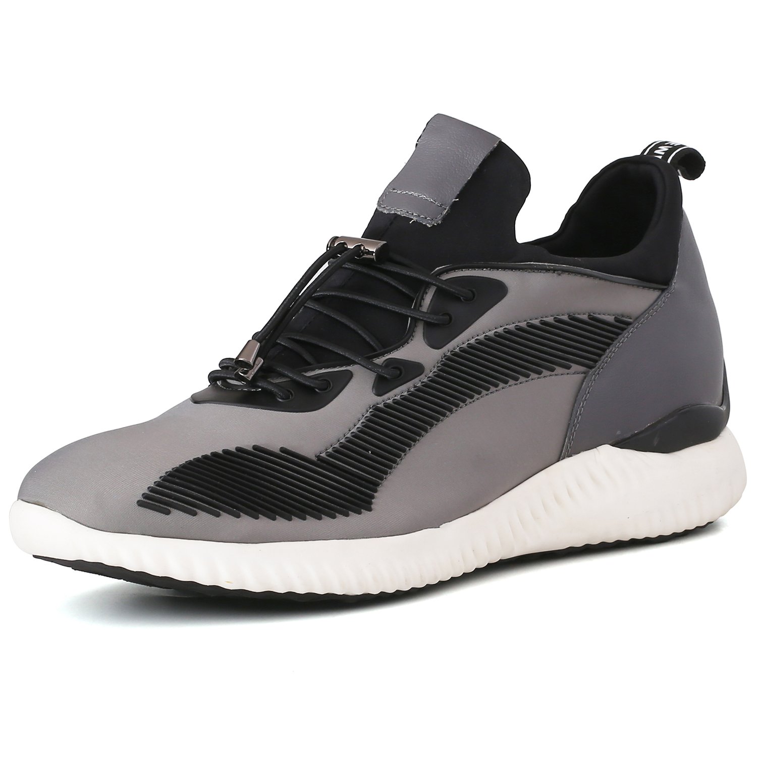 CHAMARIPA Men's Invisible Height Increasing Elevator Shoes-Light Weight Casual Sport Shoes 2.76 inches Taller H71C62V013D Blue