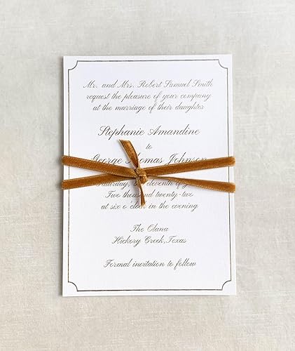 Miniatura 42 de Cinta de terciopelo caqui de 3/8 pulgadas, 25 yardas para árbol de Navidad, envoltura de regalos, ramo de flores, decoraciones de corona