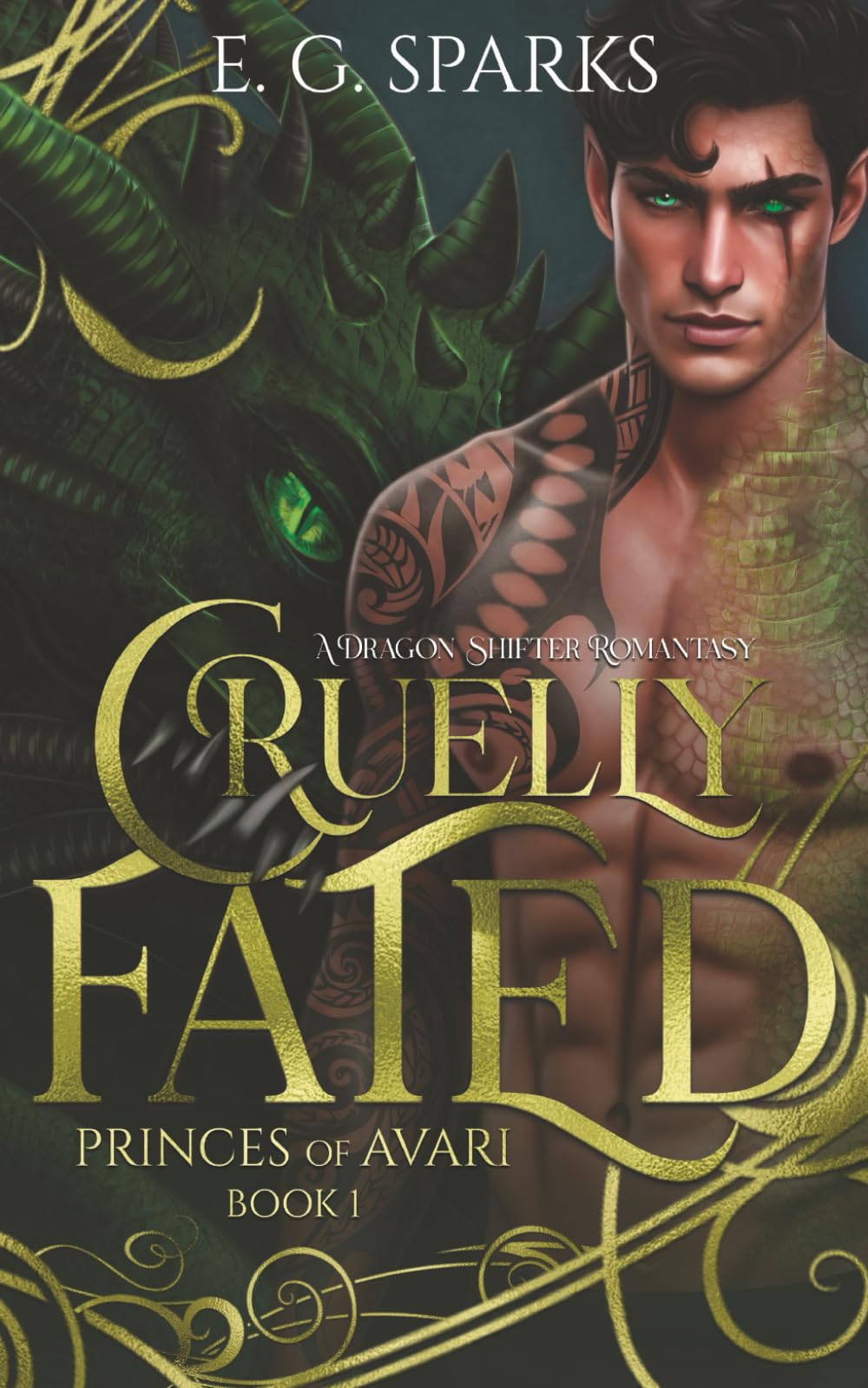 Cruelly Fated: A Dragon Shifter Romantasy (Princes of Avari)