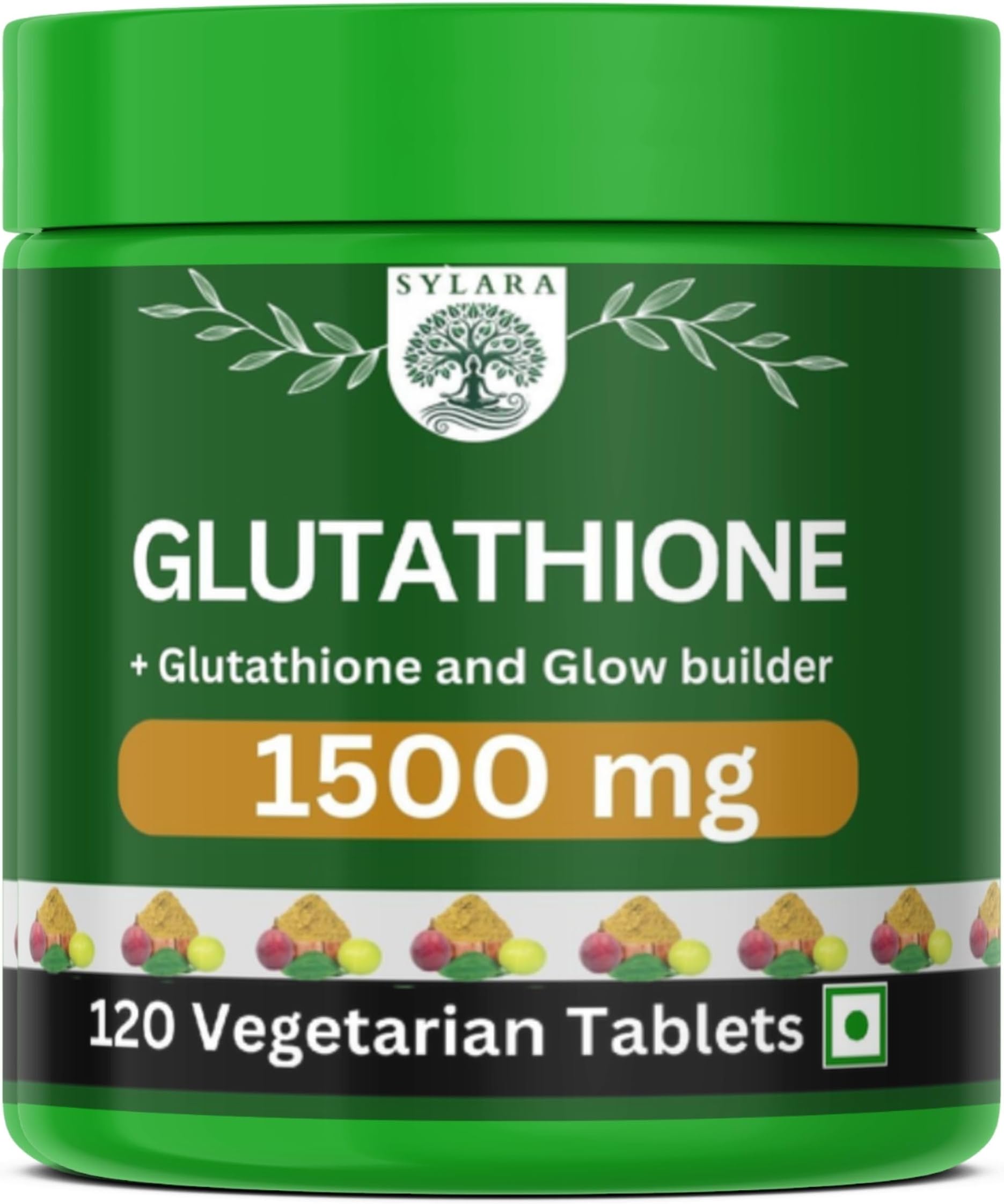 Sylara 1500 Mg Glutathione Tablets For Skin Whitening 120 Tablets