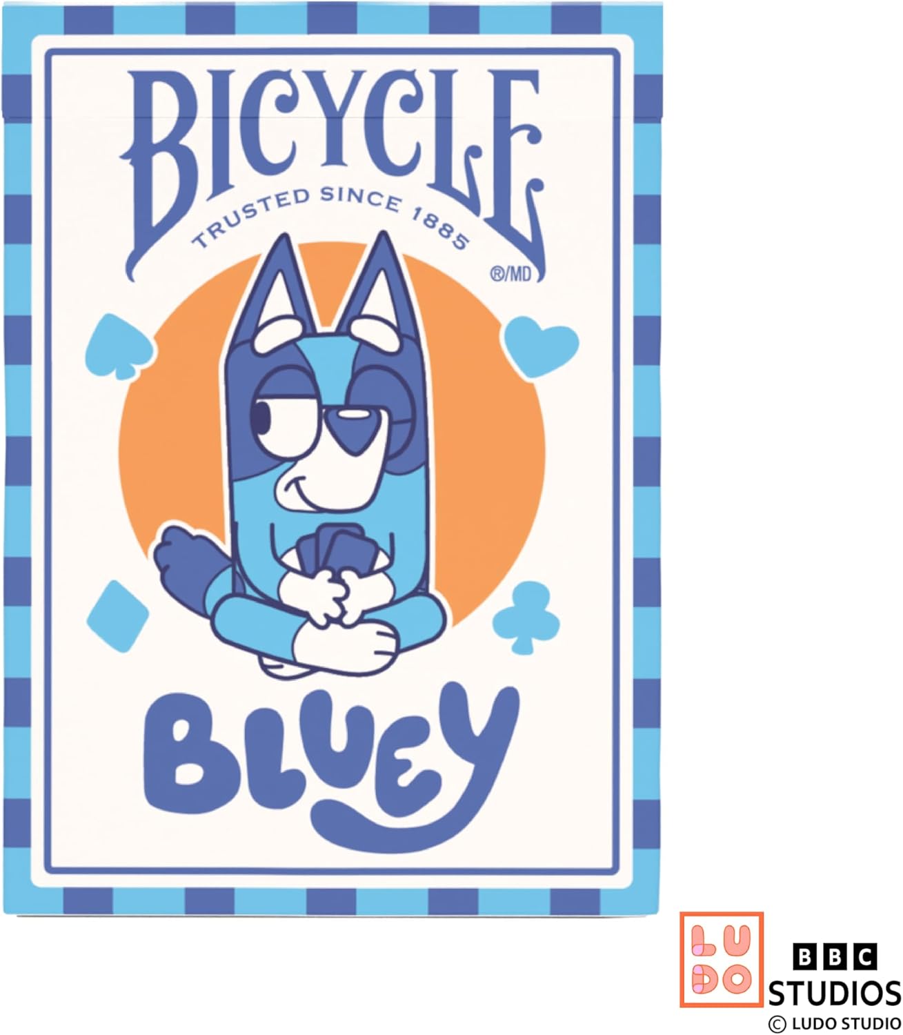 Bicycle Bluey Playing Cards Deck, Cute and Collectible Bluey Toys Deck of Card Game for Family Game Night Featuring Bingo, Chilli, and Bandit