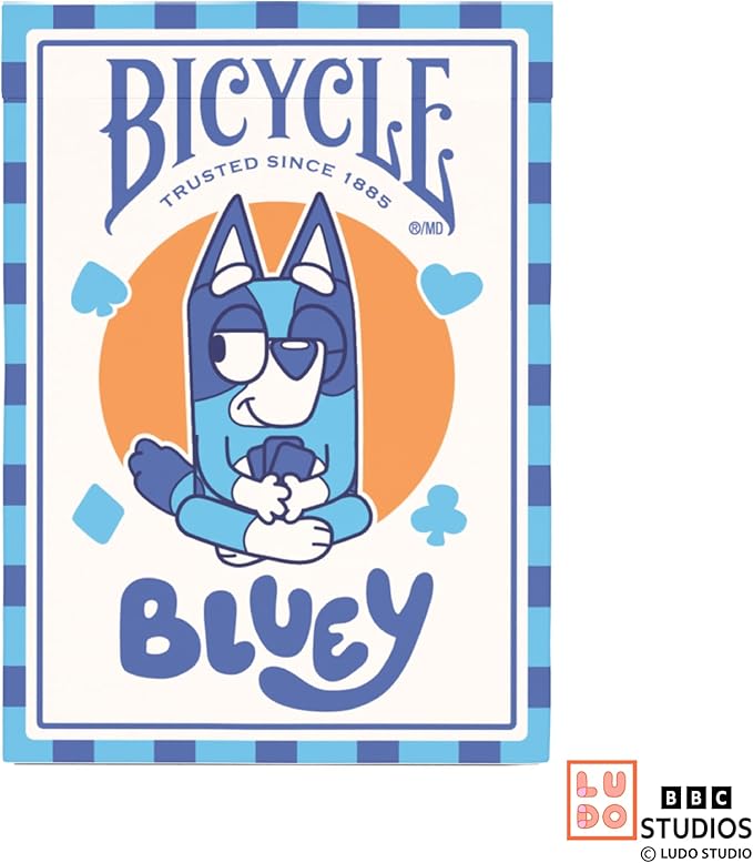Baraja Bicycle Bluey - Naipes con Personajes de Bluey, Bingo y Familia miniatura 2