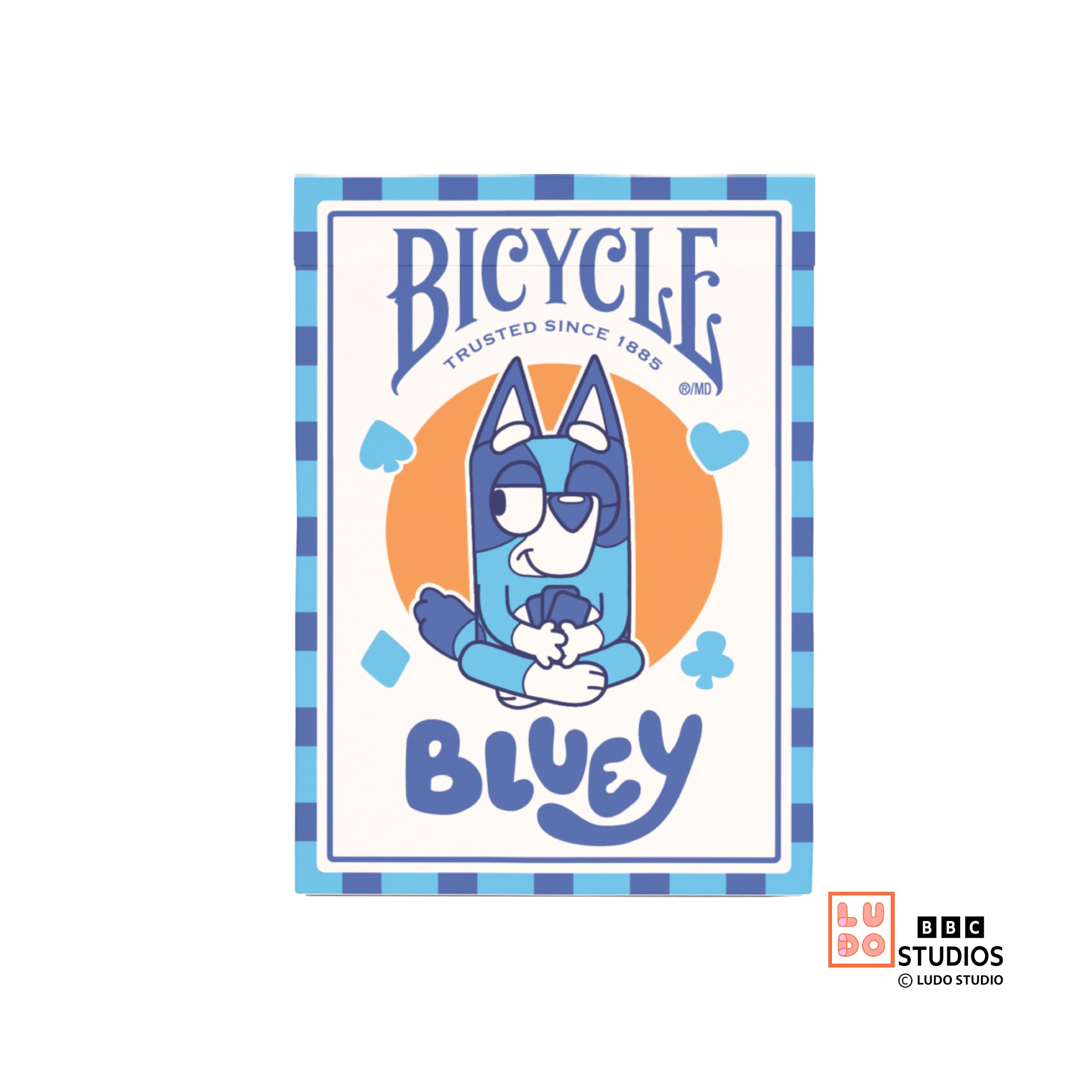 Bicycle Bluey Playing Cards Deck, Cute and Collectible Bluey Toys Deck of Card Game for Family Game Night Featuring Bingo, Chilli, and Bandit