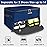 YOREPEK Large 2 Layer Golf Trunk Organizer for 2 Size 14 Pair Shoes, Car Golf Locker with Separate Ventilated Compartment, Golfing Stuff Storage Organizer Store All Gear, Golf Stocking Stuffers, BLUE