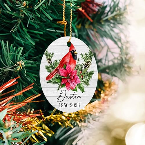 Vista 55 de Adornos de Navidad, adorno de árbol de Navidad de camión rojo, adorno de Navidad personalizado de camión rojo, adorno de Navidad de Feliz Navidad