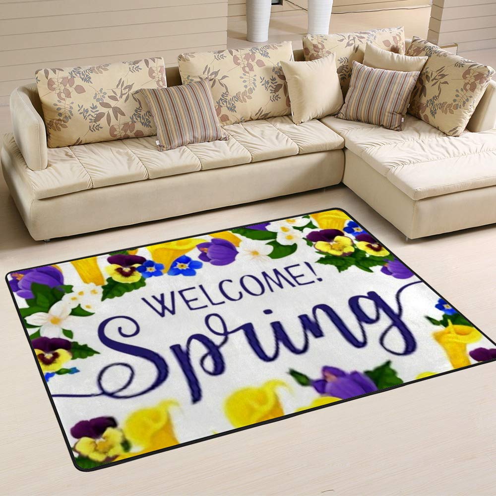 Tapis en microfibre polaire corail CHEHONG 160x120 cm